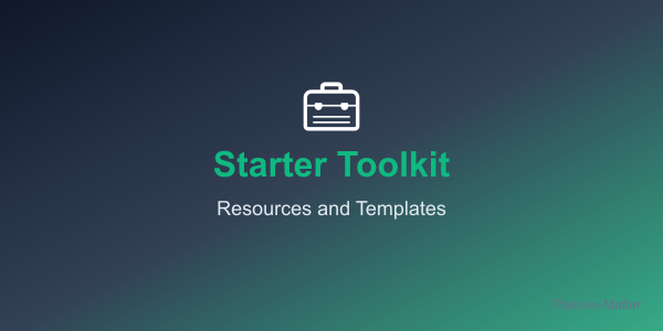 Passive Income Starter Toolkit Cover